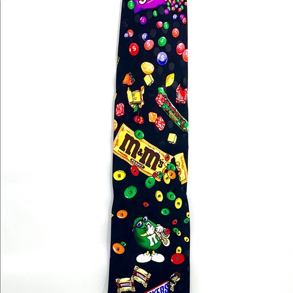 Vintage Planet Mars Candy Silk Necktie - Picture 2 of 4